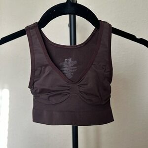 SKIMS SEAMLESS SCULPT SCOOP PLUNGE BRALETTE ESPRESSO XXS‎ $38